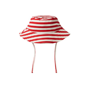 Nature Baby: Splash Sunhat Red Sea Stripe