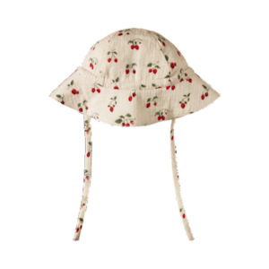 Muslin Sunhat Strawberry Blush
