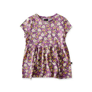 Short Sleeve Tee Daze Purple Floral