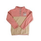 Girls Adventure Fleece Dusty Pink/Beige