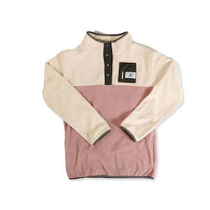 Girls Adventure Fleece Cream Mauve