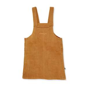 Girls Pinafore Mustard