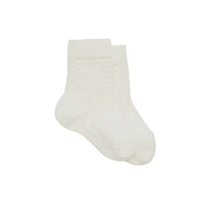 Merino Crew Socks - Pearl