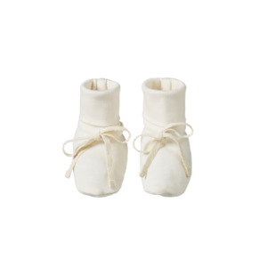 Cotton Booties Natural
