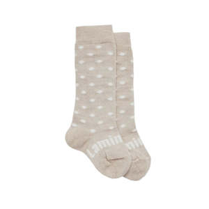 Merino Knee High Socks - Truffle