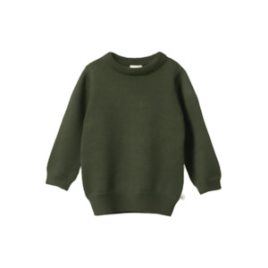 Merino Knit Pullover Thyme