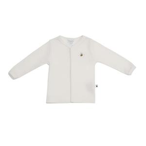 Baby Jerseys Vests: Cream Merino Cardigan