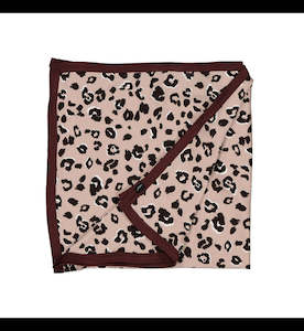 Sleep All: Swaddle Blanket Blush Cheetah
