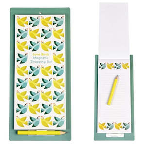 Rex London: Magnetic Shopping List Love Birds