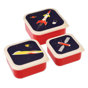 Rex London: Snack Boxes, set of 3 - Space Age