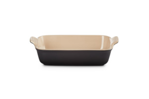 Heritage Rect Dish 26cm Satin Black