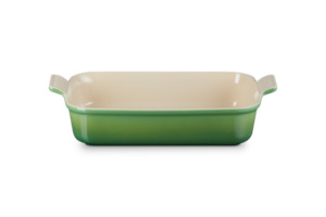 Heritage Rect Dish 32cm Bamboo Green