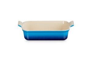 Heritage Rect Dish 26cm Azure Blue