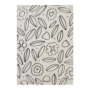 Flower Kisses Tea Towel