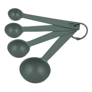 Essentials Measuring Spoons Set4 Sage