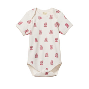 Bodysuits: Cotton Short Sleeve Bodysuit Tiki