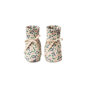 Socks Booties: Cotton Booties Briarwood