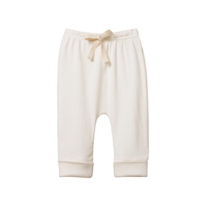Baby Pants: Drawstring pants Natural