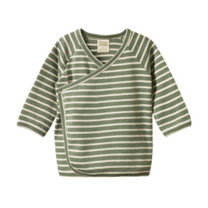 Kimono Jacket Nettle Twin Stripe