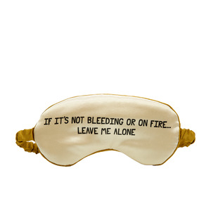 Eye Mask Gold/White