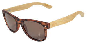 Moana Road: Sunnies Tortoise With Wood Arms