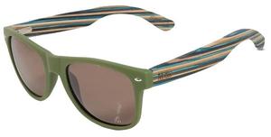Moana Road: Sunnies Green With Striped Arms