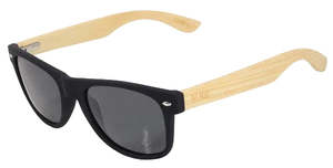 Moana Road: Sunnies Black With Black Lens