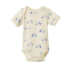 Nature Baby: Short Sleeve Bodysuit Dog Walk