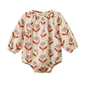 Nature Baby: Meadow Bodysuit Muslin Fleurette