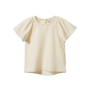Faye Tee Natural With Blue