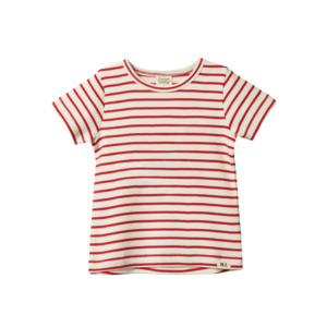 Nature Baby: River Tee Red Sailor Stripe