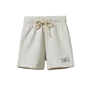 Nature Baby: Jimmy Shorts Sweatshirting Light Grey Marl
