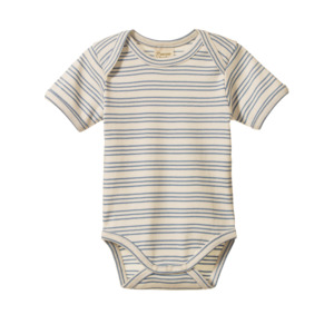 Short Sleeve Bodysuit Stripe Trio