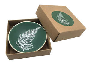 White Fern On Green