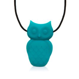 Owl Pendant - Turquoise Baja Green