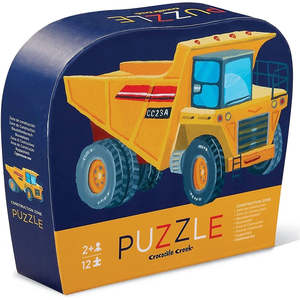Crocodile Creek Construction Zone 12pc Mini Puzzle