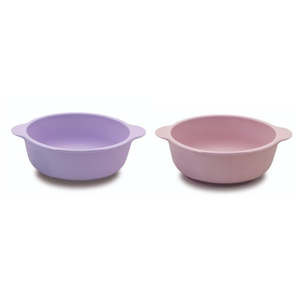 Melii Silicone Suction Bowl Pink/Purple