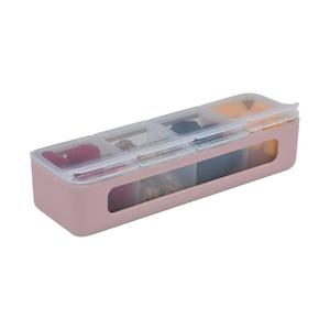 Melii 4 Compartment Snackle Box Luxe Pink