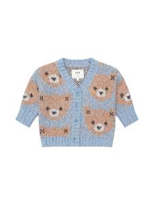 Huxbaby Dusk Blue Huxbear Knit Cardi