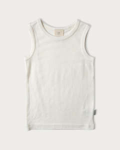 Babu Merino Singlet Cream