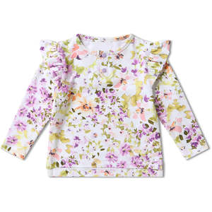Tops: Snuggle Hunny Kids Isla Long Sleeve Top with Frill