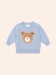 Huxbaby Stone Blue Furry Huxbear Sweatshirt
