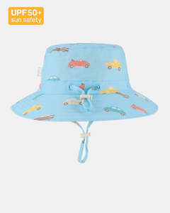 Baby Beanies And Hats: Toshi Sunhat Ryder Fast Lane Cyan
