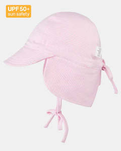 Baby Beanies And Hats: Toshi Flap Cap Baby Blush