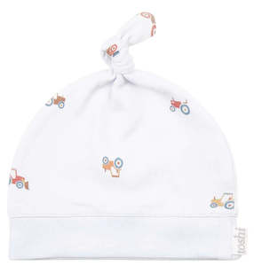 Baby Beanies And Hats: Toshi Organic Baby Beanie Mr Tractor