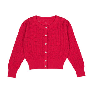 Girls Tops: Rock Your Baby Darcy Red Cardigan