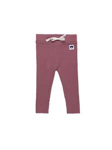 Girls Bottoms: Huxbaby Plum Rib Legging
