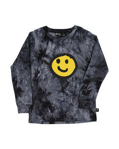 Boys Tops: Radicool Kids Smiley Tie-Dye LS Tee