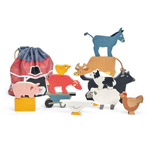 Wooden Toys: Tender Leaf Stacking Farmyard