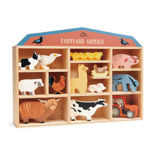 Wooden Toys: Tender Leaf Farmyard Animals Wooden Toy